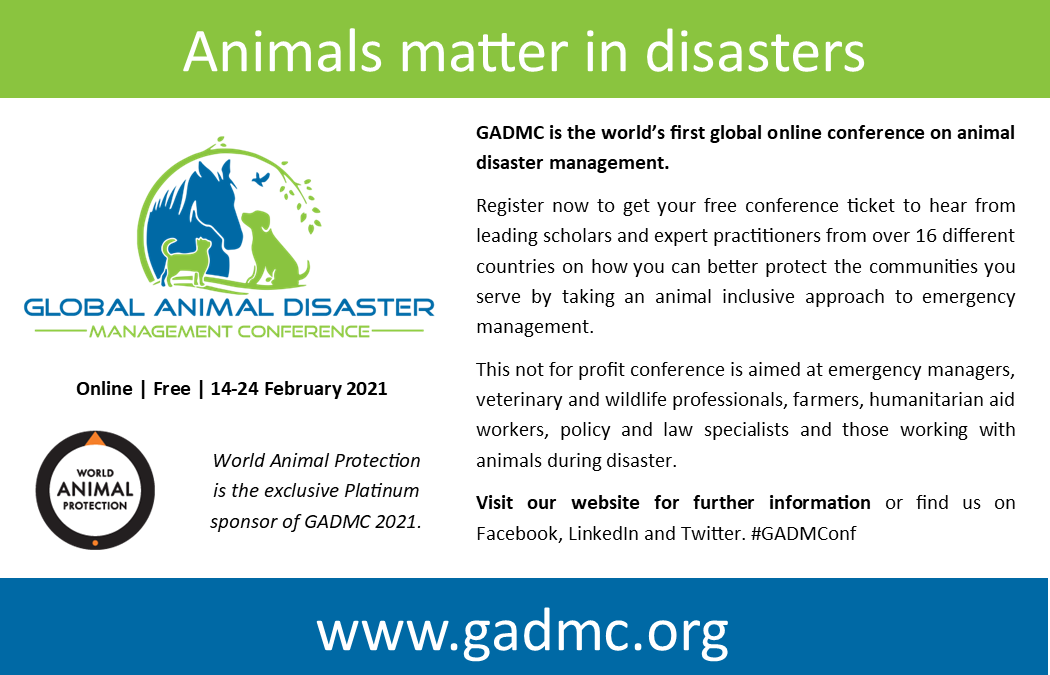 Global Animal Disaster Management Conference (Free)
